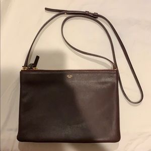 Celine large trio in bordeaux